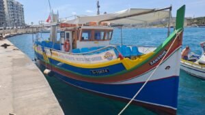 Traditional Maltese Luzzu Boat